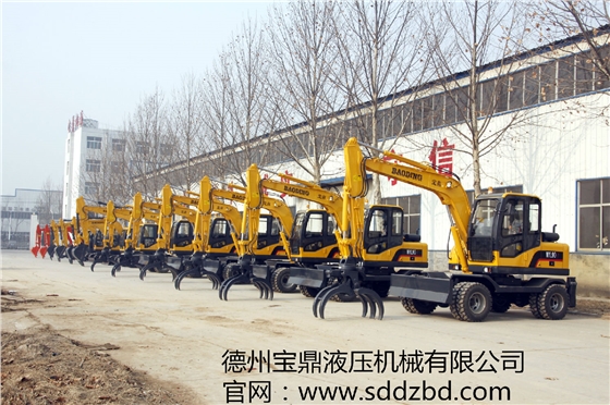 寶鼎挖掘機抓木機