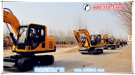 寶鼎液壓反鏟小型挖掘機(jī)械產(chǎn)品