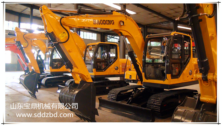 山東德州寶鼎公司小型挖掘機產品