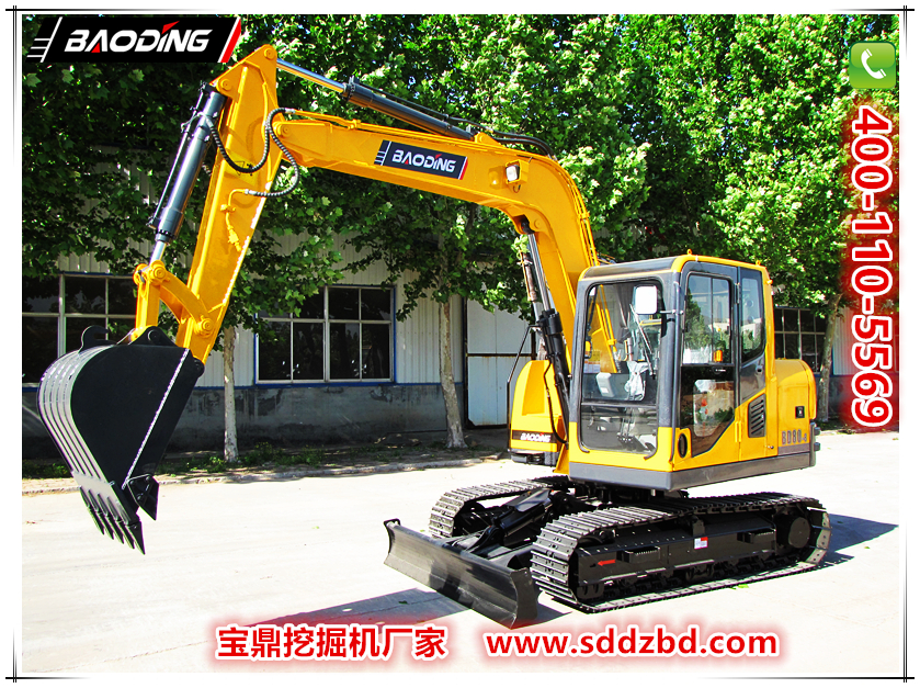 寶鼎BD80-6小型挖掘機械產品