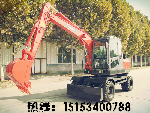 山東寶鼎挖掘機廠家輪式挖掘機產品