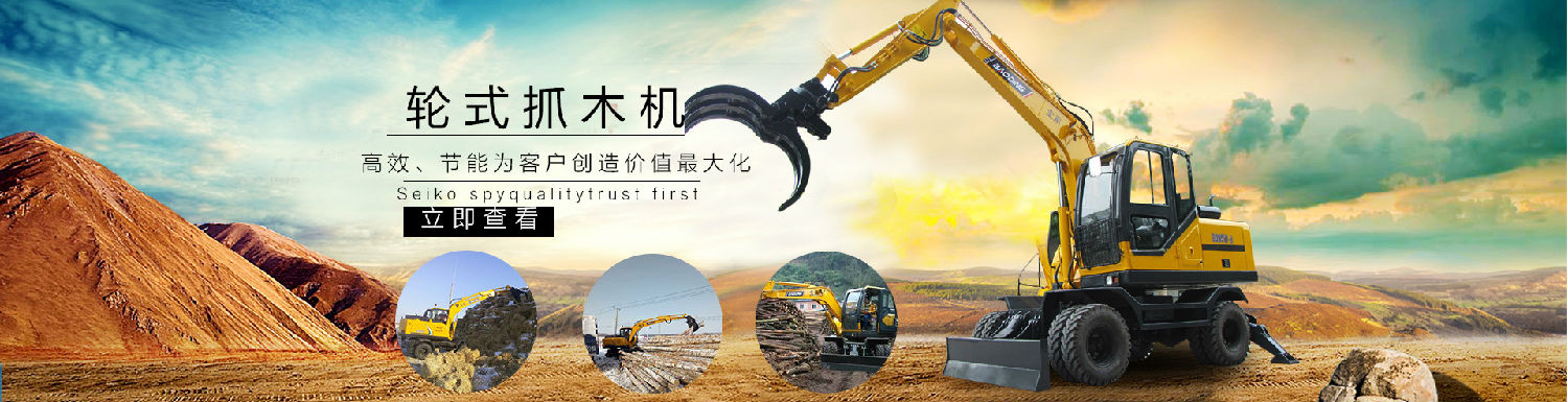 山東寶鼎挖掘機廠家小型抓木機產品