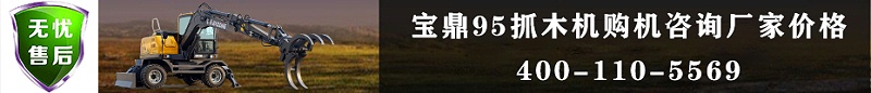 寶鼎輪式挖掘機抓木機廠家銷售熱線