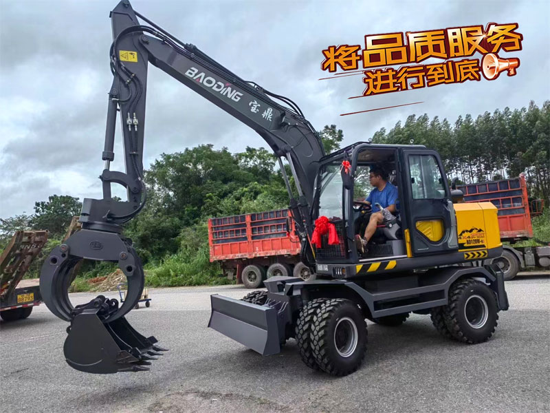 寶鼎輪式挖掘機(jī)廠家，售后保障有多到位？