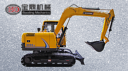 近期寶鼎BD80-8履帶式小型挖掘機改款型號定型量產(chǎn)上市